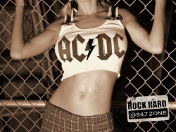 AC/DC 美女logo壁纸