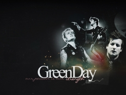 Green Day 黑色摇滚壁纸