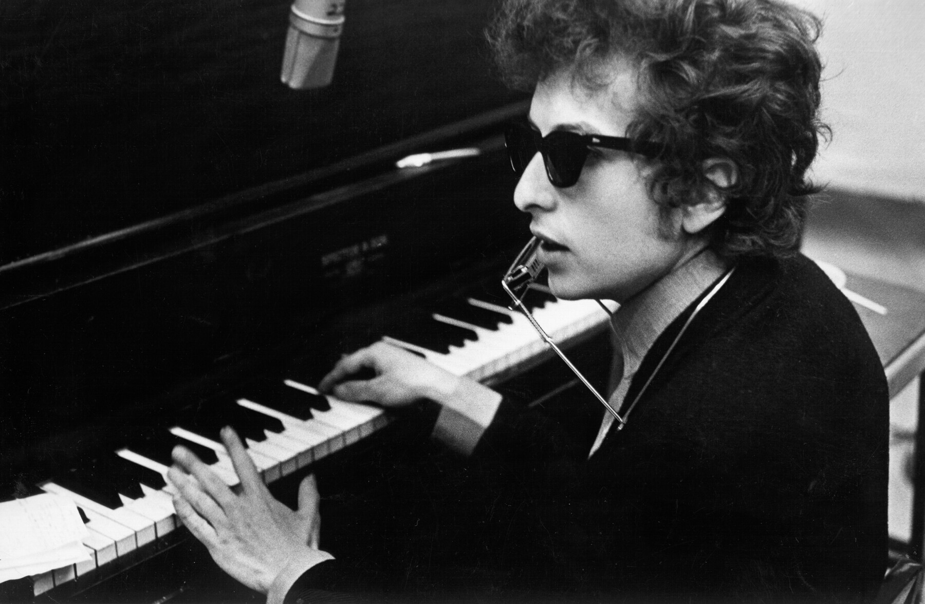 Bob Dylan 鲍勃迪伦经典弹钢琴壁纸