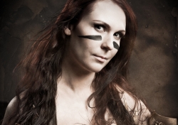 Ensiferum圣剑乐队美女队员键盘手高清图
